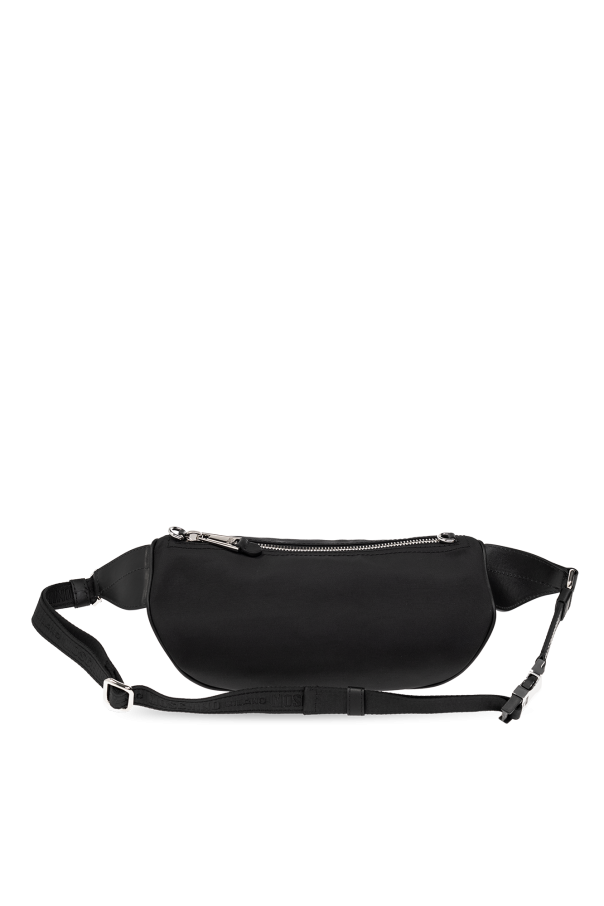 Black Belt bag with logo Moschino Vitkac Canada